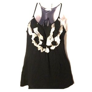 Lush Black and White Camisole